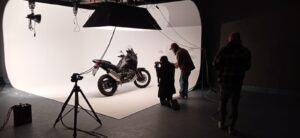 Sesión de fotografía en el plató 400