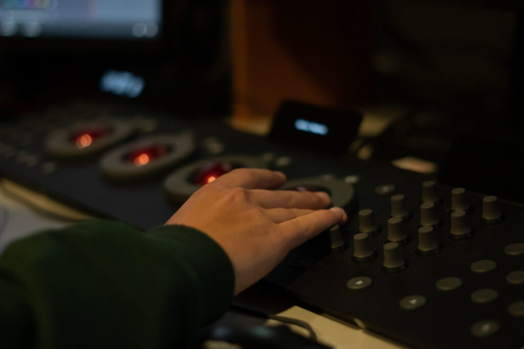 Consola de DaVinci Resolve